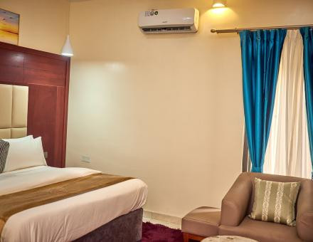 HOTEL DE COPPERFIELD, NO.15 IKENEGNEBU LAYOUT BY GOVERNMENT HOUSE ROUNDABOUT IMO OWERRI.  For Easy Bookings And Reservations, Please Contact Cloza App Representative On Call And Watsapp. Details Below