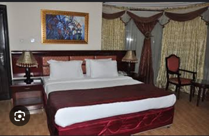 PRESTIGE HOTEL AND SUITE, NO 1 IHAMA ROAD/ AIRPORT ROAD, GRA BENIN CITY, EDO STATE. For Easy Bookings And Reservations, Please Contact Cloza App Representative On Call And Watsapp. Details Below